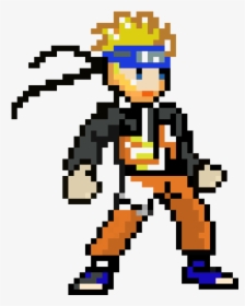 Pixel Art Naruto, HD Png Download - kindpng