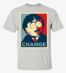 Randy Marsh Change Shirt Obama Poster Style - Randy Marsh Change, HD Png Download, Free Download