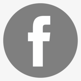 Facebook Logo Png Gray, Transparent Png, Free Download