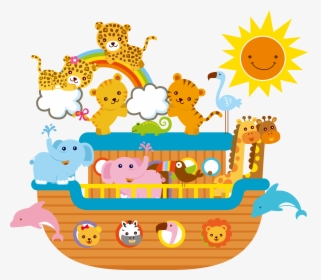 Iisy Eiqznj Png Arca - Cute Noah's Ark Cartoon, Transparent Png, Free Download