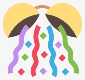 File - Emojione 1f38a - Svg - Party Popper Emoji Icon, HD Png Download, Free Download