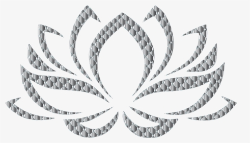 Chrome Lotus Flower No Background Clip Arts - Lotus Flower Hindu Symbols, HD Png Download, Free Download