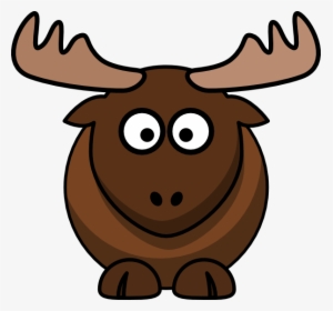Moose Svg Clip Arts - Cartoon Elk Clipart, HD Png Download, Free Download