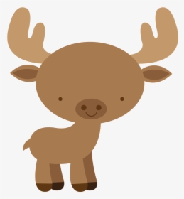 Clipart Woodland Creatures Moose, HD Png Download, Free Download
