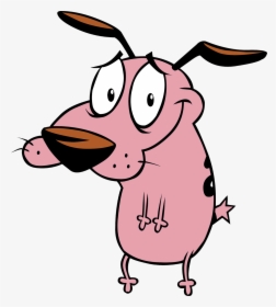 Courage The Cowardly Dog Png - Purple Dog From Cartoon Network, Transparent Png, Free Download