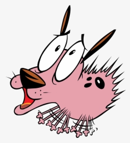 Courage The Cowardly Dog Cartoon Character, Courage - Courage The Cowardly Dog Png, Transparent Png, Free Download