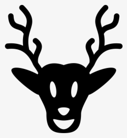 Moose - Black And White Moose Head Png, Transparent Png, Free Download