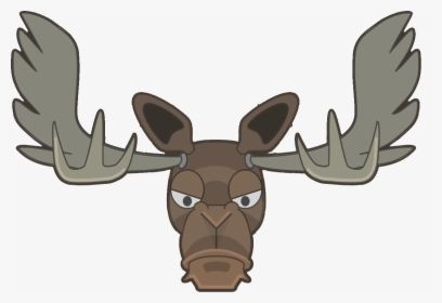 Moose - Cartoon, HD Png Download, Free Download