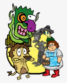 Courage The Cowardly Dog Oz Clipart , Png Download - Courage The Cowardly Dog Lion King, Transparent Png, Free Download