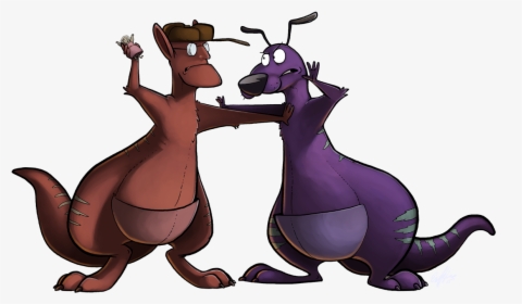 Transparent Courage The Cowardly Dog Png - Courage The Cowardly Dog Kangaroo Monster, Png Download, Free Download