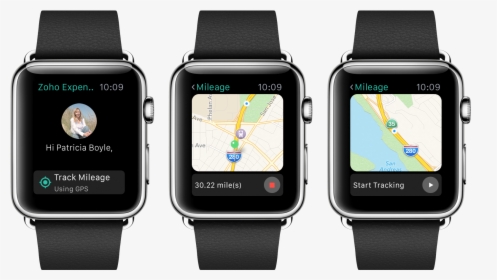 Zoho Expense Apple Watch Screens - Apple Watch Banking App, HD Png Download, Free Download