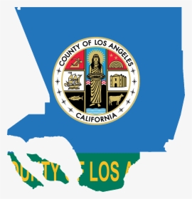 Flag Map Of Los Angeles County, California - Seal Of Los Angeles County, California, HD Png Download, Free Download