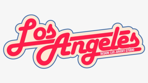 Los Angeles Retro Sign Png - Graphics, Transparent Png, Free Download