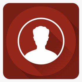 Contacts Icon - Contact Icon Png Red, Transparent Png, Free Download
