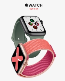 Null - Apple Watch Series 5 Green, HD Png Download, Free Download