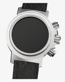 Ss Leather Analog Watch - Analog Watch, HD Png Download, Free Download