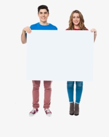 People Holding Banner Royalty-free Png - Holding Banner, Transparent Png, Free Download