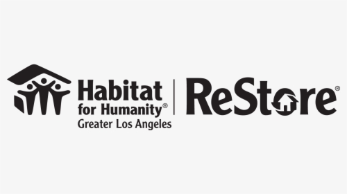 Habitat For Humanity Restore Los Angeles - Black-and-white, HD Png Download, Free Download