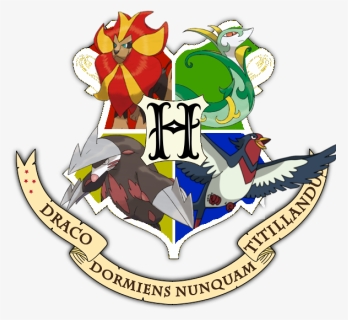 Hogwarts School Of Witchcraft And Wizardry - Hogwarts House Pokemon, HD Png Download, Free Download