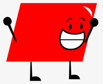 Red Parallelogram , Png Download - Parallelogram Character Png, Transparent Png, Free Download