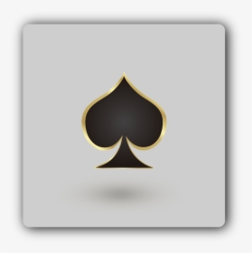 Royal Poker Spade Icon Diwali Coasters - Crescent, HD Png Download, Free Download