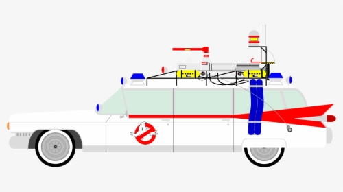 Ghostbusters Ecto-1 Ambulance Clipart - Ghostbusters Clip Art, HD Png Download, Free Download