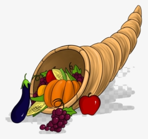 Cornucopia Clipart Food Safety Sanitation Thanksgiving - Transparent Background Thanksgiving Clipart, HD Png Download, Free Download