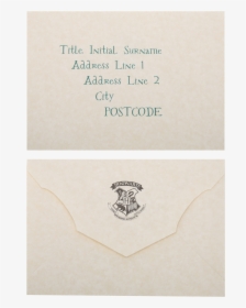 Clip Art Personalised Hogwarts Acceptance Letter - Envelope, HD Png Download, Free Download