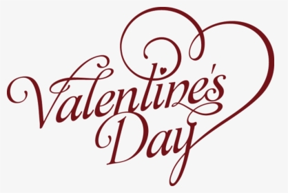 Valentines Day Text Png Transparent Image - Valentines Day Word Art, Png Download, Free Download