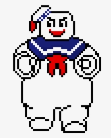 Marshmallow Man Pixel Art, HD Png Download, Free Download