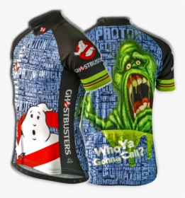 Ghostbusters Slimer Cycling Jersey - Ghostbusters Cycling, HD Png Download, Free Download