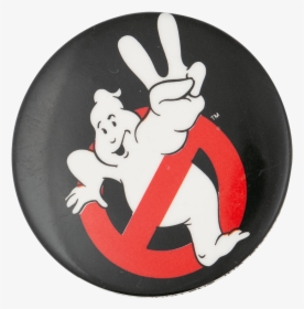 Ghostbusters Ii Black Entertainment Button Museum - Ghostbusters Ii, HD Png Download, Free Download