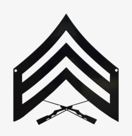 Sergeant Chevron Sign - Corporal Chevrons Png, Transparent Png, Free Download