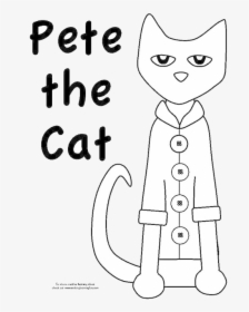 Pete The Cat Collection Of Free Head Clipart Aztec - Pete The Cat Colouring, HD Png Download, Free Download