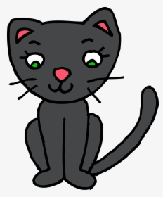 Cat Clipart Pastel Gray - Kitty Cat Clip Art, HD Png Download, Free Download