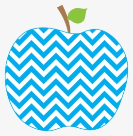Blue Apple Png - Chevron Apple Clipart, Transparent Png, Free Download