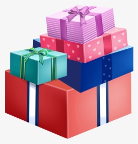 Colorful Gift Boxes Png Clipart, Transparent Png, Free Download