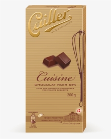 Cuisine Dark Chocolate Bar 64% Cocoa 200g - Cailler, HD Png Download, Free Download