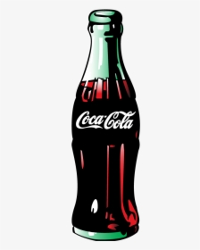 Green Coca-cola Bottles Fizzy Drinks - Coca Cola Bottle Png, Transparent Png, Free Download