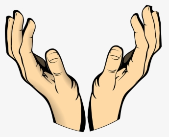 Worship Cartoon - Hands Clipart, HD Png Download, Free Download