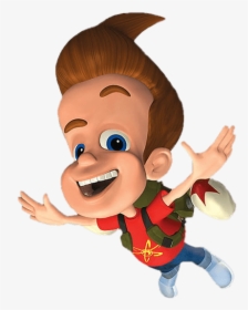 Jimmy Neutron Flying - Jimmy Neutron And Goddard, HD Png Download, Free Download