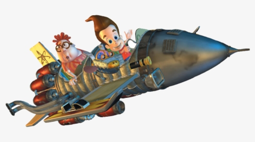 Jimmy Neutron Wiki - Jimmy Neutron On A Rocket, HD Png Download, Free Download