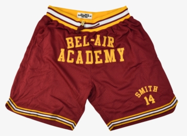 Bel-air Academy Will Smith Maroon Basketball Shorts - Board Short, HD Png Download, Free Download