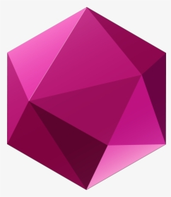 Prism Vector Diamond - Geometric Shape Png Pink, Transparent Png, Free Download