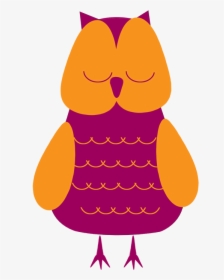 Sleeping Owl Clipart - Sleeping Owl Png, Transparent Png, Free Download