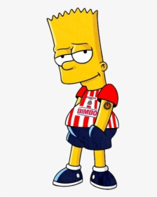 Bart Simpson The North Face , Png Download - Bart Simpson Png, Transparent Png, Free Download