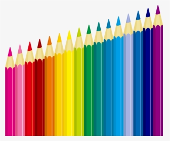 Colorful Pencil Png Download - Articulos De Papeleria Png, Transparent Png, Free Download