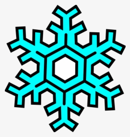 Snowflake, Snow, Winter, Cold, Ice, Frozen, Turquoise - Cartoon Snowflake Transparent Background, HD Png Download, Free Download