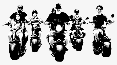 Your Biker Gang - Motorcycle Riders Png, Transparent Png, Free Download
