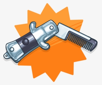 Moustache Comb Clipart , Png Download - Utility Knife, Transparent Png, Free Download